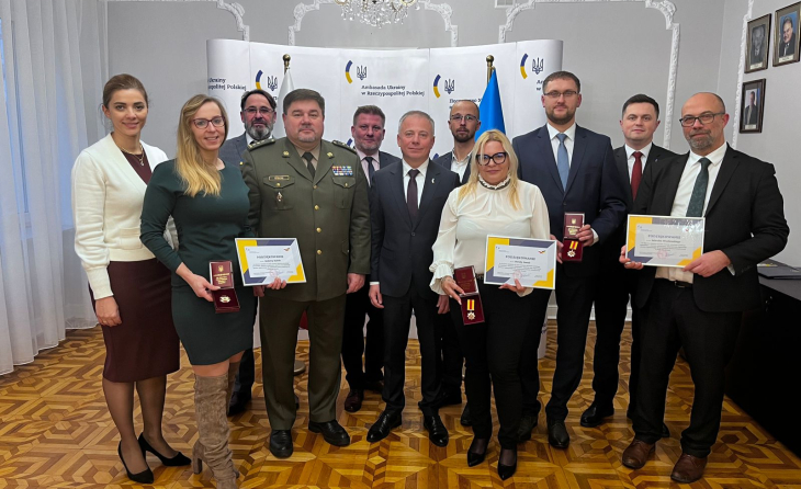 Pracownicy RARS wyróżnieni medalami Ukrainy